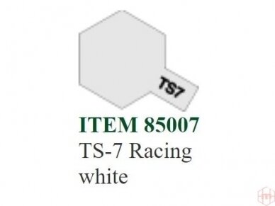 Tamiya - Purškiami dažai TS-7 Racing white, 100ml