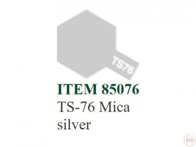 Tamiya - Purškiami dažai TS-76 Mica silver, 100ml