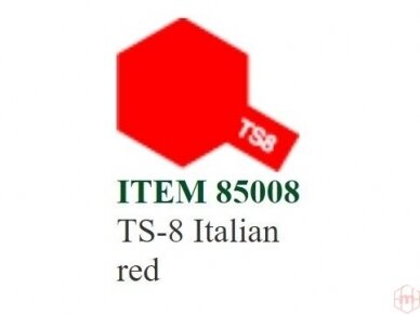 Tamiya - Purškiami dažai TS-8 Italian red, 100ml