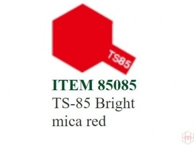 Tamiya - Purškiami dažai TS-85 Bright mica red, 100ml