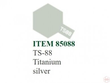 Tamiya - Purškiami dažai TS-88 Titanium silver, 100ml