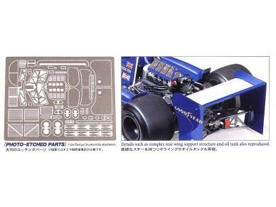 Tamiya - Tyrrell P34 SIX WHEELER 1976 JAPAN GP (w/PHOTO-ETCHED PARTS), 1/20, 20058 3 Tamiya - Tyrrell P34 SIX WHEELER 1976 JAPAN GP (w/PHOTO-ETCHED PARTS), 1/20, 20058 3