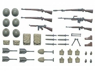 Tamiya - U.S. Infantry Equipment Set, 1/35, 35206