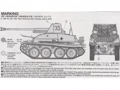 Tamiya - German Tank Destroyer Marder III Sd.Kfz.139 7.62cm Pak36(r) auf Gw.38(t), 1/35, 35248 8 Tamiya - German Tank Destroyer Marder III Sd.Kfz.139 7.62cm Pak36(r) auf Gw.38(t), 1/35, 35248 8