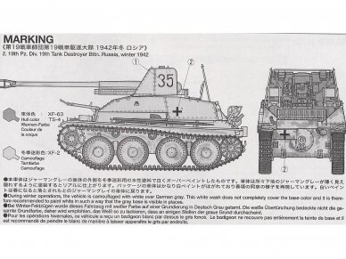 Tamiya - German Tank Destroyer Marder III Sd.Kfz.139 7.62cm Pak36(r) auf Gw.38(t), 1/35, 35248 8