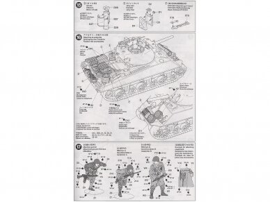 Tamiya - U.S. Medium Tank M4A3 Sherman 105mm Howitzer Assault Support, 1/35, 35251 14 Tamiya - U.S. Medium Tank M4A3 Sherman 105mm Howitzer Assault Support, 1/35, 35251 14