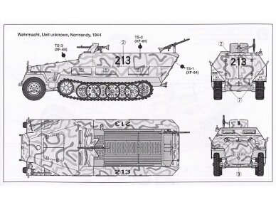 Tamiya - Mtl.SPW.Sd.kfz 251/1 Ausf.D, 1/48, 32564 5