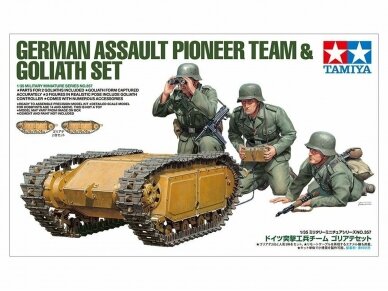 Tamiya - German Assault Pioneer Team & Goliath Set, 1/35, 35357