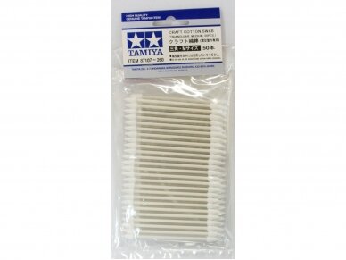 Tamiya - Craft Cotton Swab (Triangular/Medium 50pcs.), 87107