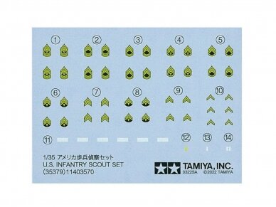 Tamiya - U.S. Infantry Scout Set, 1/35, 35379 6