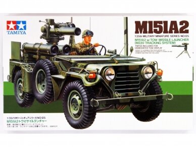 Tamiya - U.S. M151A2 w/ TOW Missile Launcher (M220 Tracking System), 1/35, 35125 Tamiya - U.S. M151A2 w/ TOW Missile Launcher (M220 Tracking System), 1/35, 35125