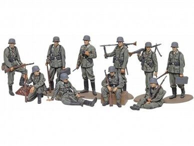 Tamiya - WWII Wehrmacht Infantry Set, 1/48, 32602 1