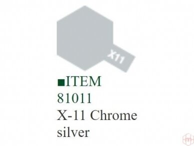 Tamiya - X-11 Chrome silver, 10ml