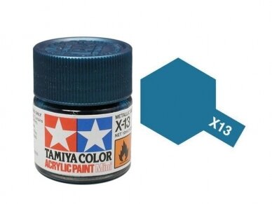 Tamiya - X-13 Metallic blue, 10ml 2 Tamiya - X-13 Metallic blue, 10ml 2