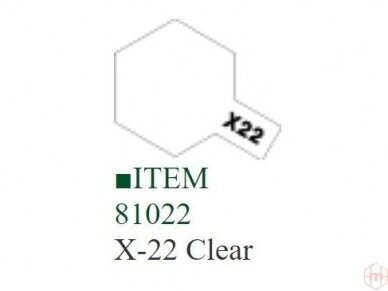 Tamiya - X-22 Clear, 10ml