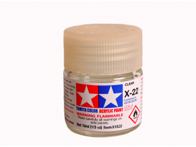 Tamiya - X-22 Clear, 10ml 1