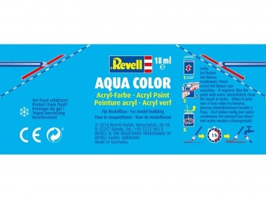 Revell - Aqua Color, Grey (USAF), Matt, 18ml, 43 2 Revell - Aqua Color, Grey (USAF), Matt, 18ml, 43 2