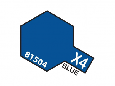 Tamiya - X-4 Blue, 10ml Tamiya - X-4 Blue, 10ml