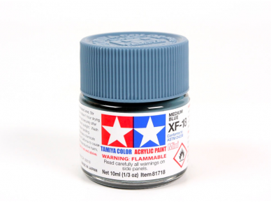 Tamiya - XF-18 Medium blue, 10ml 1 Tamiya - XF-18 Medium blue, 10ml 1