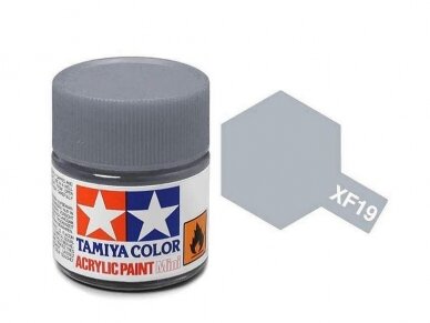 Tamiya - XF-19 Sky grey akriliniai dažai, 10ml 2 Tamiya - XF-19 Sky grey akriliniai dažai, 10ml 2