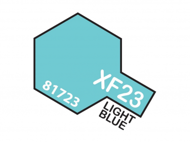 Tamiya - XF-23 Light blue akriliniai dažai, 10ml Tamiya - XF-23 Light blue akriliniai dažai, 10ml