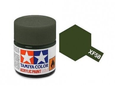 Tamiya - XF-58 Olive green, 10ml 2 Tamiya - XF-58 Olive green, 10ml 2