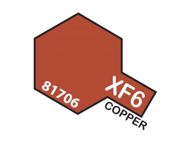 Tamiya - XF-6 Copper, 10ml Tamiya - XF-6 Copper, 10ml