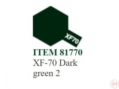 Tamiya - XF-70 Dark green 2, 10ml