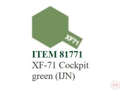 Tamiya - XF-71 Cockpit green (IJN), 10ml