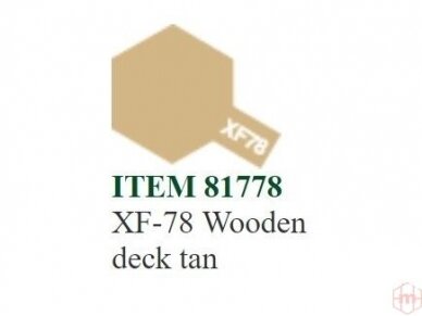 Tamiya - XF-78 Wooden deck tan, 10ml