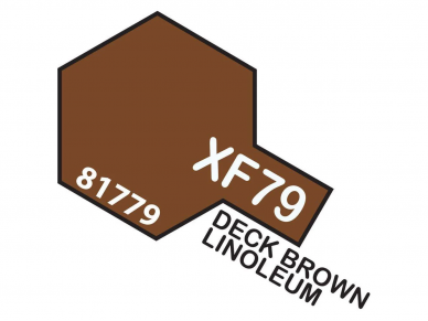 Tamiya - XF-79 Linoleum deck brown, 10ml