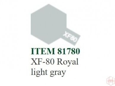 Tamiya - XF-80 Royal light gray, 10ml