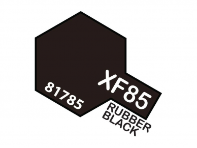 Tamiya - XF-85 Rubber black, 10ml Tamiya - XF-85 Rubber black, 10ml