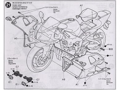 Tamiya - Yamaha YZF-R1, 1/12, 14073 15