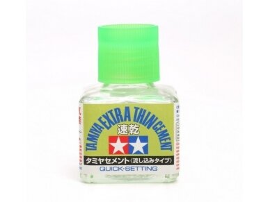 Tamiya - Extra Thin Cement - 40ml (Quick-Setting), 40ml, 87182