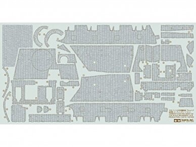 Tamiya - Zimmerit Coating Sheet for Brummbär Late Production, 1/35, 12673 1