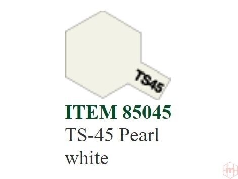 Tamiya - TS-45 Pearl white, 100ml Tamiya - TS-45 Pearl white, 100ml