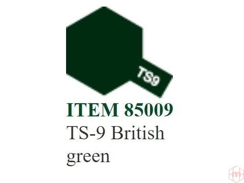 Tamiya - TS-9 British green, 100ml Tamiya - TS-9 British green, 100ml