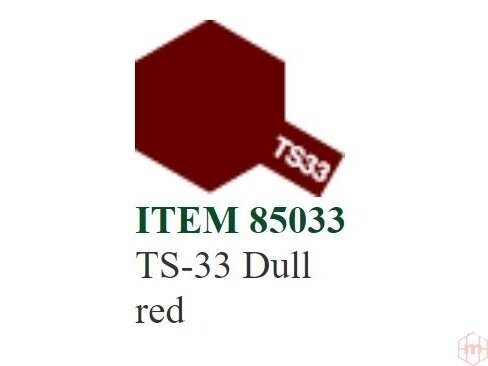 Tamiya - TS-33 Dull red, 100ml Tamiya - TS-33 Dull red, 100ml