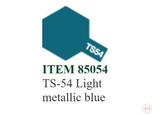 Tamiya - Purškiami dažai TS-54 Light metallic blue, 100ml Tamiya - Purškiami dažai TS-54 Light metallic blue, 100ml