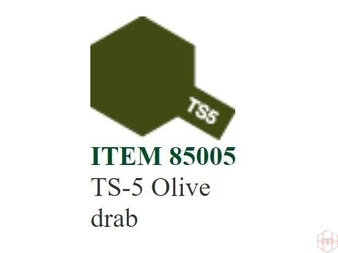 Tamiya - TS-5 Olive drab, 100ml Tamiya - TS-5 Olive drab, 100ml