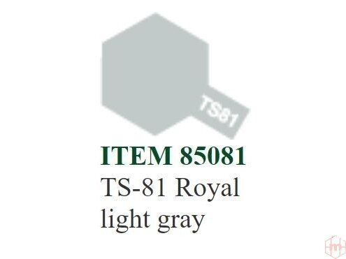 Tamiya - TS-81 Royal light gray, 100ml Tamiya - TS-81 Royal light gray, 100ml