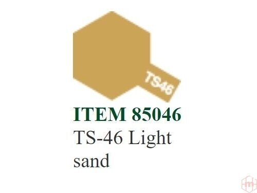 Tamiya - Purškiami dažai TS-46 Light sand, 100ml