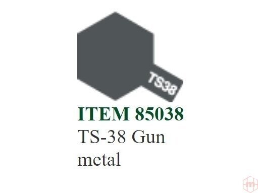 Tamiya - TS-38 Gun metal, 100ml Tamiya - TS-38 Gun metal, 100ml