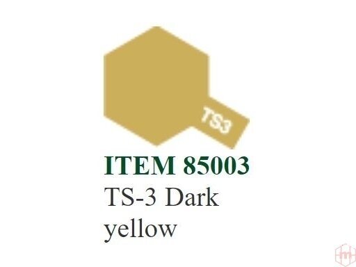 Tamiya - TS-3 Dark yellow, 100ml Tamiya - TS-3 Dark yellow, 100ml