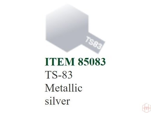 Tamiya - TS-83 Metallic silver, 100ml Tamiya - TS-83 Metallic silver, 100ml