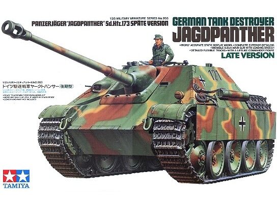 Tamiya - Jagdpanther (Sd.Kfz. 173) Late Version, 1/35, 35203 Tamiya - Jagdpanther (Sd.Kfz. 173) Late Version, 1/35, 35203