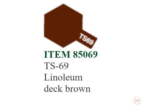 Tamiya - TS-69 Linoleum deck brown, 100ml Tamiya - TS-69 Linoleum deck brown, 100ml