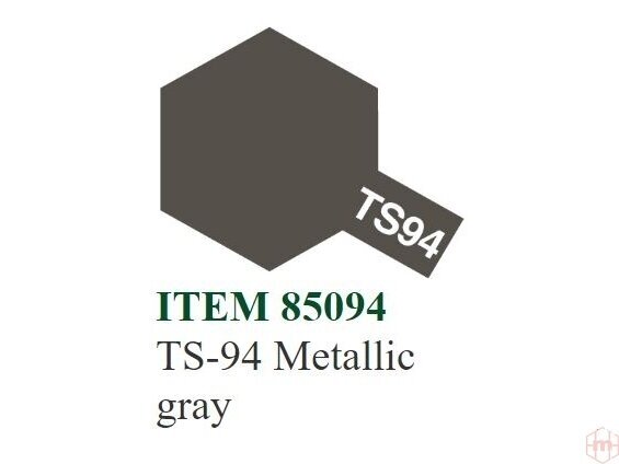 Tamiya - Purškiami dažai TS-94 Metallic gray, 100ml Tamiya - Purškiami dažai TS-94 Metallic gray, 100ml
