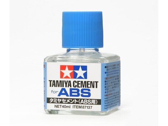 Tamiya - Tamiya Cement (for ABS) ( līmjava ABS plastmasai), 40ml, 87137 Tamiya - Tamiya Cement (for ABS) ( līmjava ABS plastmasai), 40ml, 87137